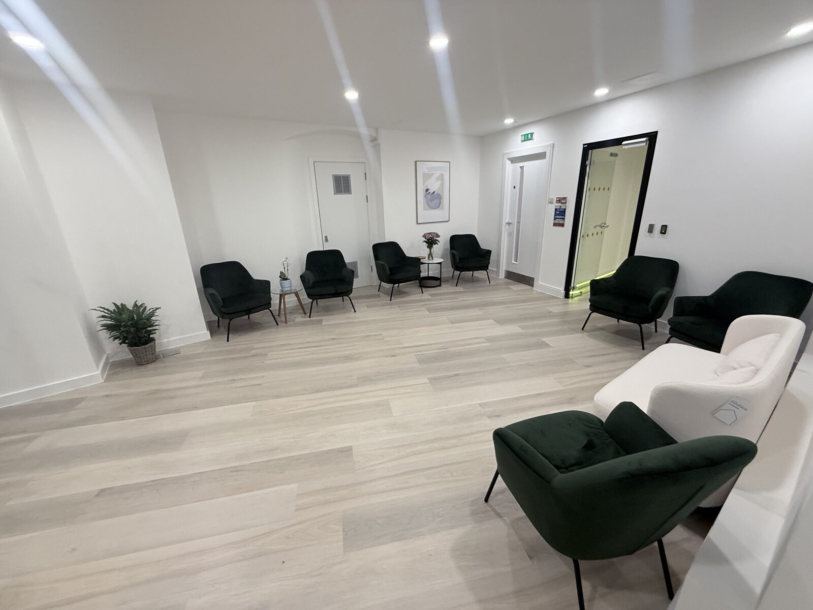 Waiting area at 1 Quality Court